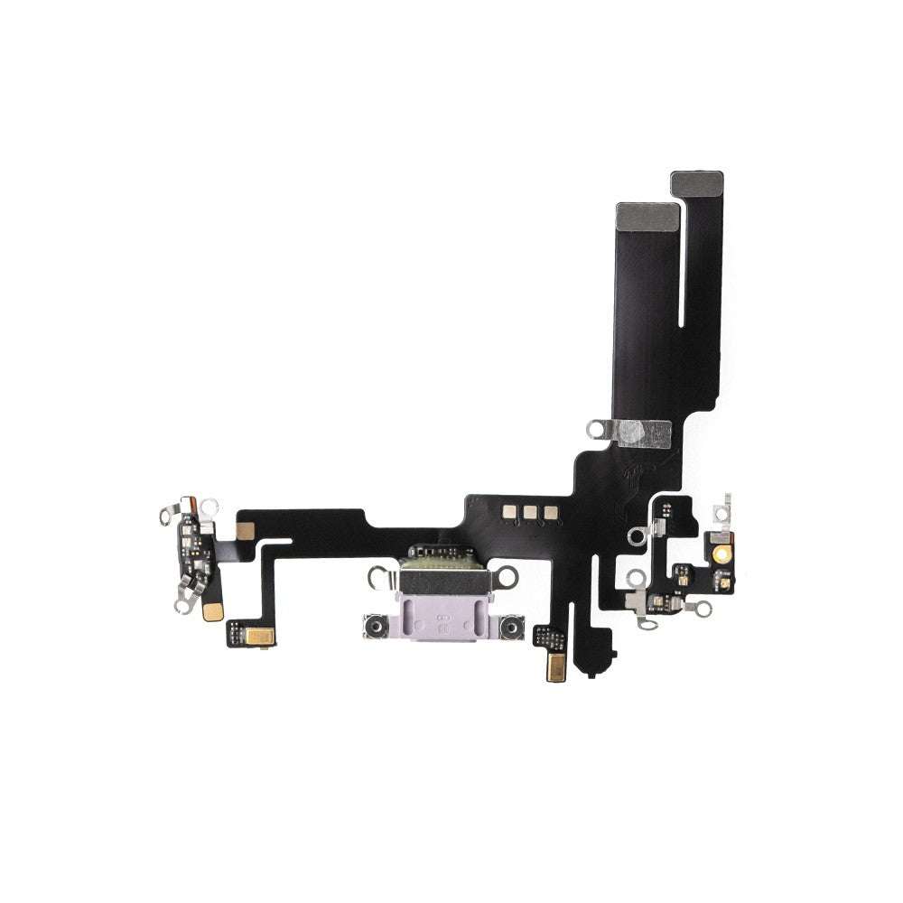 Red Charging Port for iPhone 14-Purple Red Charging Port for iPhone 14-Purple